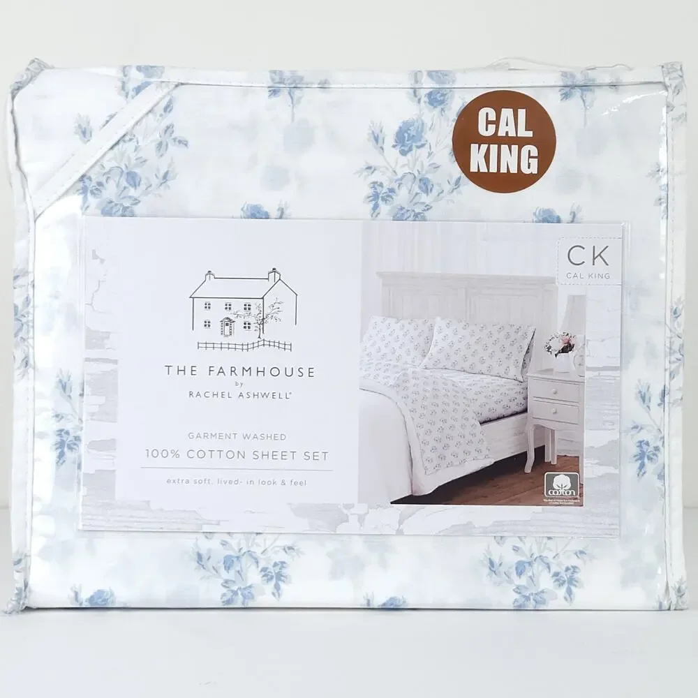 The Farmhouse Rachel Ashwell Cal King Sheet Set 18